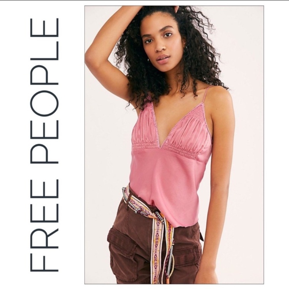 FREE PEOPLE LYRIC SATIN CAMI